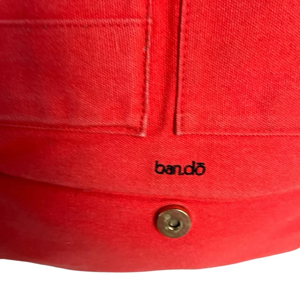 BAN.DO LOGGED ON LAPTOP BAG - STRAIGHT UP MAGIC Orange Neoprene Lined